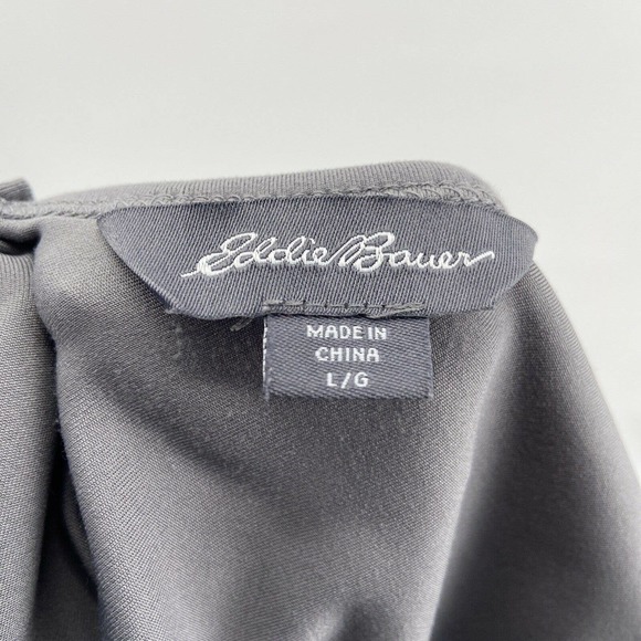 Eddie Bauer Gray Shirred Bust Knit Sarah Dress - Picture 5 of 7